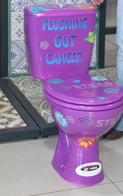 Help flush cancer out of George