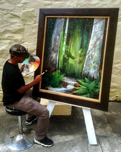 Stanley Grootboom's art exhibition celebrates indigenous culture