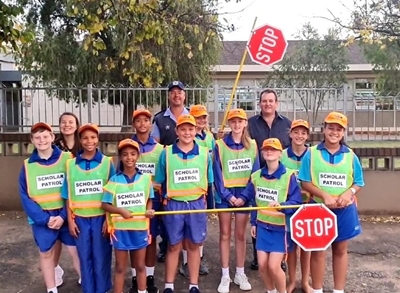Laerskool Volschenk spog met hulle eie skoolpatrollie