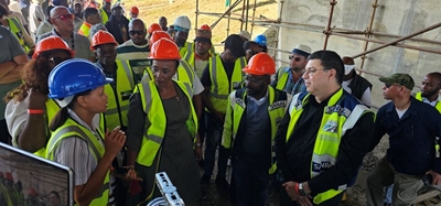 Transport Minister visits Themba bridge 