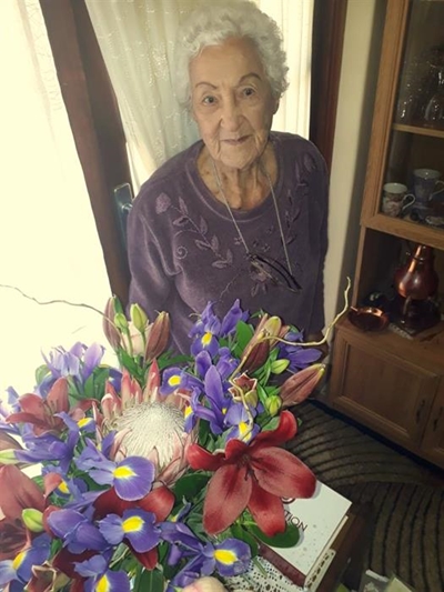 Evelyn (96) nog op en wakker