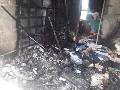 Groot skade na brand