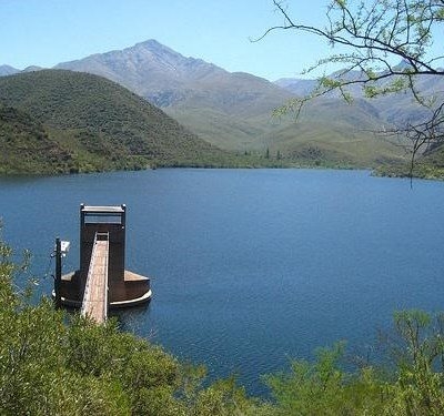 Die stand van damvlakke in Oudtshoorn