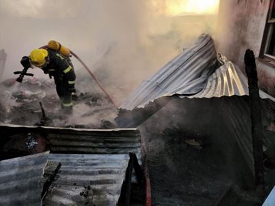 Brand by Sonskynvallei geblus