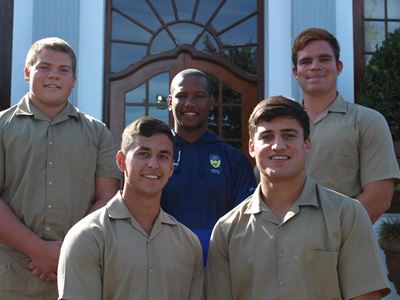 Oakdale-rugbyspelers deel van Saru virtuele oefenkamp