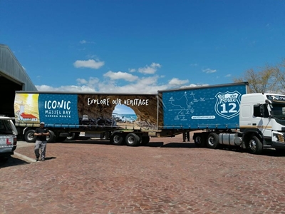 Mossel Bay-branded convoy heads to Cape Town for Tourism Month