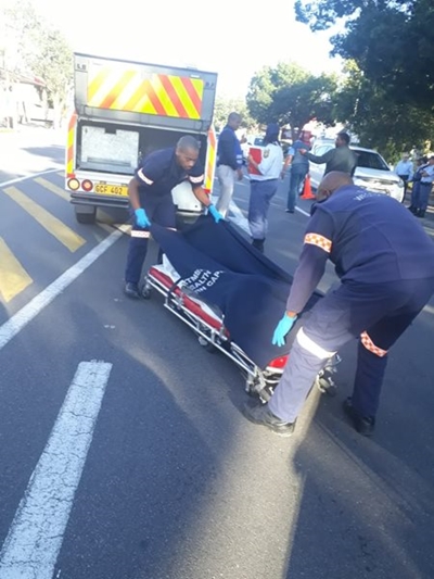 Pedestrian killed in Courtenay Street
