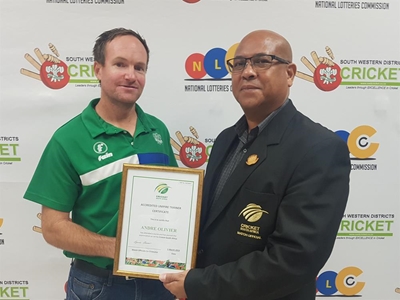 Special merit award for SWD cricket coach