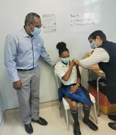 Health director's daughter sets example with Covid vaccination