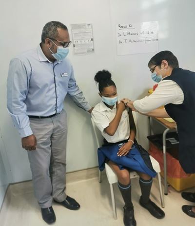 Health director's daughter sets example with Covid vaccination