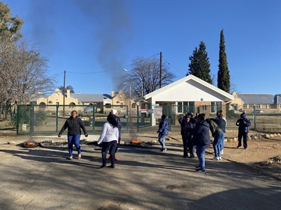 Assistant Nurses protest in Middelburg