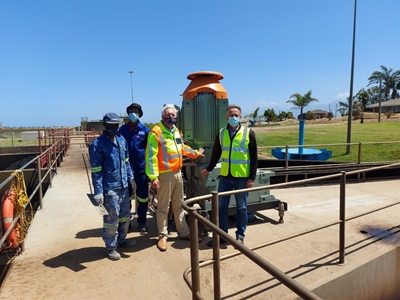 Wastewater treatment works being upgraded