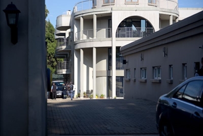 Authorities raid Gupta compound