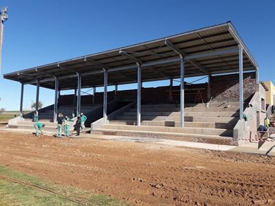 Sportstadion vorder fluks