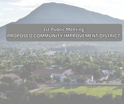 Notice of 2nd public meeting: Establishing a Community Improvement District (“CID”) for Graaff-Reinet