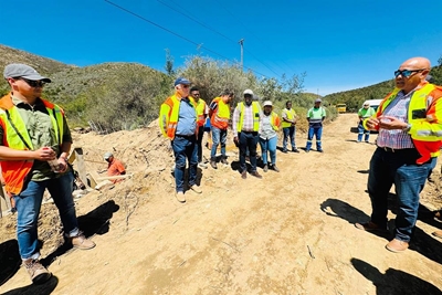 De Hoop Road in Uniondale almost restored