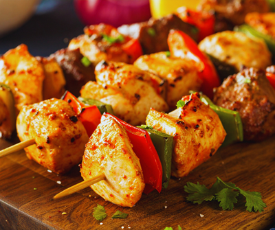 Recipe: Marinated chicken kebabs