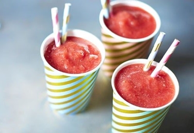 Recipe: Watermelon & strawberry slushie