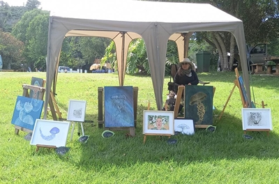 Parking their art at Blackwaters