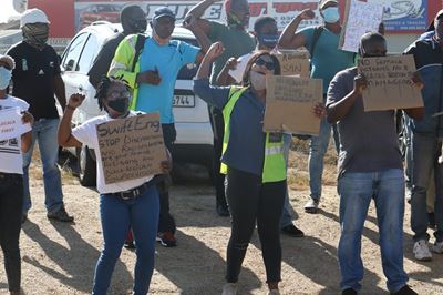 Picketing for equal opportunities