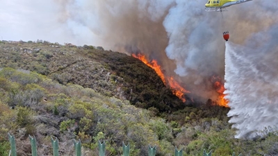 MOSSEL BAY FIRE UPDATE: Shifting winds continue to challenge firefighters in Aalwyndal