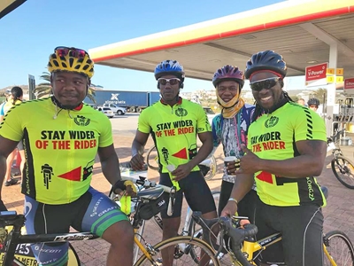 Awareness ride in Mossel Bay