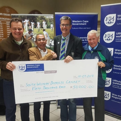 DCAS sponsorship towards Africa T20