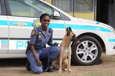 Region's first female dog handler
