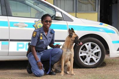 Region's first female dog handler