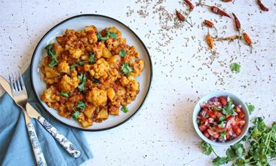 Recipe: Potato and cauliflower curry