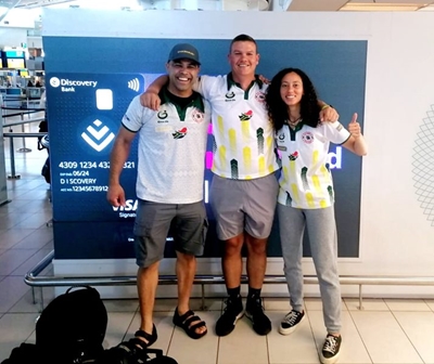 Emile and team off to Saudi Arabia