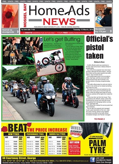 This week's Mossel Bay Home Ads news