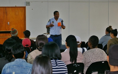 Students urged to help fight crime