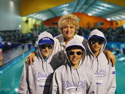 In the swim with royalty