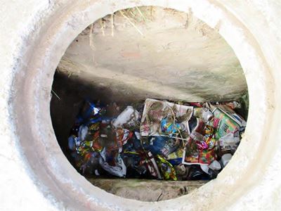 Spaar deur rommel uit stormwaterstelsel te hou