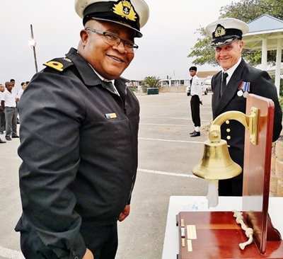 Proud moment for TS Outeniqua Sea Cadets