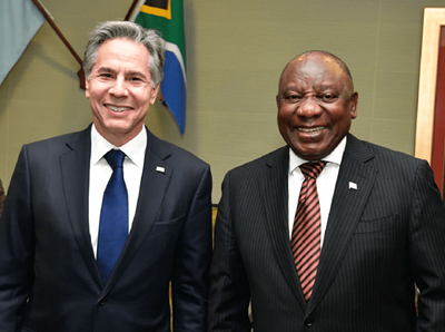 Courtesy visit from Antony Blinken to SA