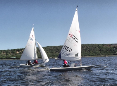 New Year's regatta at yacht club
