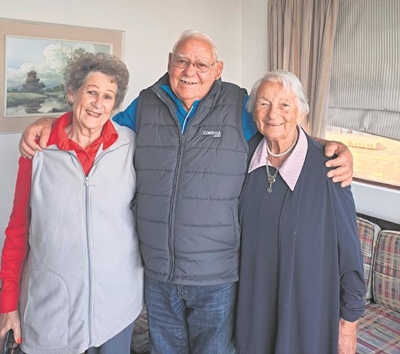 James (90) bakes his own bread, enjoys sea air