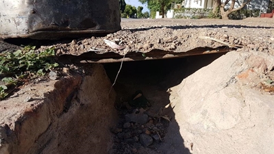 Shoddy maintenance on storm water drains