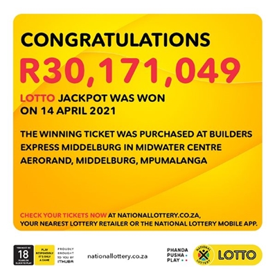 Pensioner to donate money to schools after winning R30m Lotto