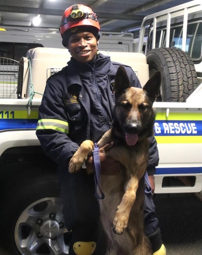 Sniffer dogs crucial in rescue efforts