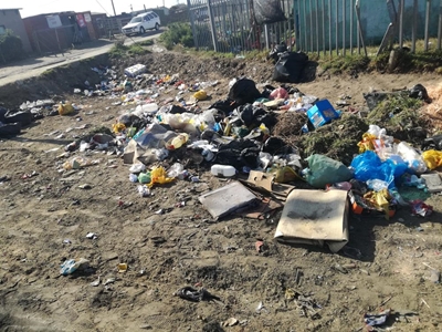 Dumping ground turns into garden and playground