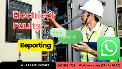 Introduction of new Whatsapp line for reporting electrical faults