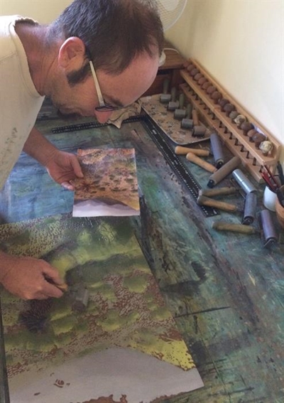 Artist to demonstrate his craft