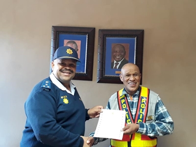 Albert honoured after 28 years with SAPS