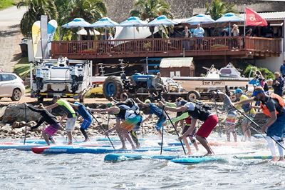 Fun weekend with stand-up paddling