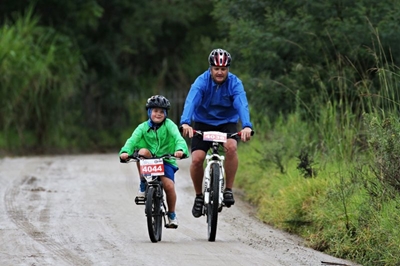 Gure weer stuit nie fietsryers
