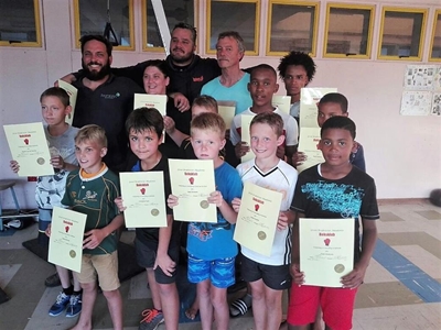 Boksers beloon vir harde werk