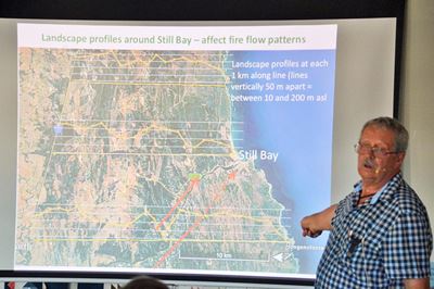 Interesting talk on fire patterns and invader plant control